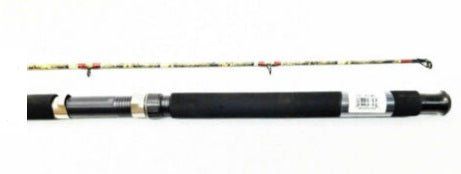 HT Cat Hunter Camo Spinning Rod – 7' 2pc Medium-Heavy (10–30 lb Line Rating)