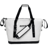 37QT Fish Cooler Bag With Fishing Rod Holder -White