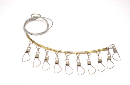 Eagle Claw 70" Heavy‑Duty Cable Stringer — Coated Steel, Corrosion‑Resistant Clips 🎣⛓️