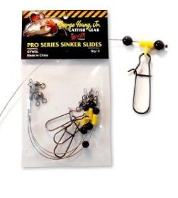 George Young Jr Catfish Sinker Slides — Pack of 3 🎣