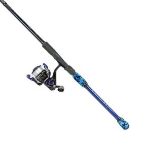 🎣Okuma Fin Chaser X-Series Spin Combo 6ft 6in 2pc (Blue & Black)